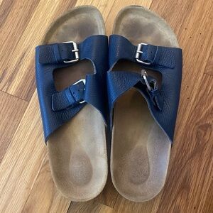 Boden Womens Blue Sandals With Buckles Size 42